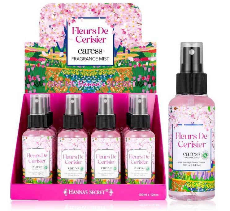 Hannah secret caress mists 100ml